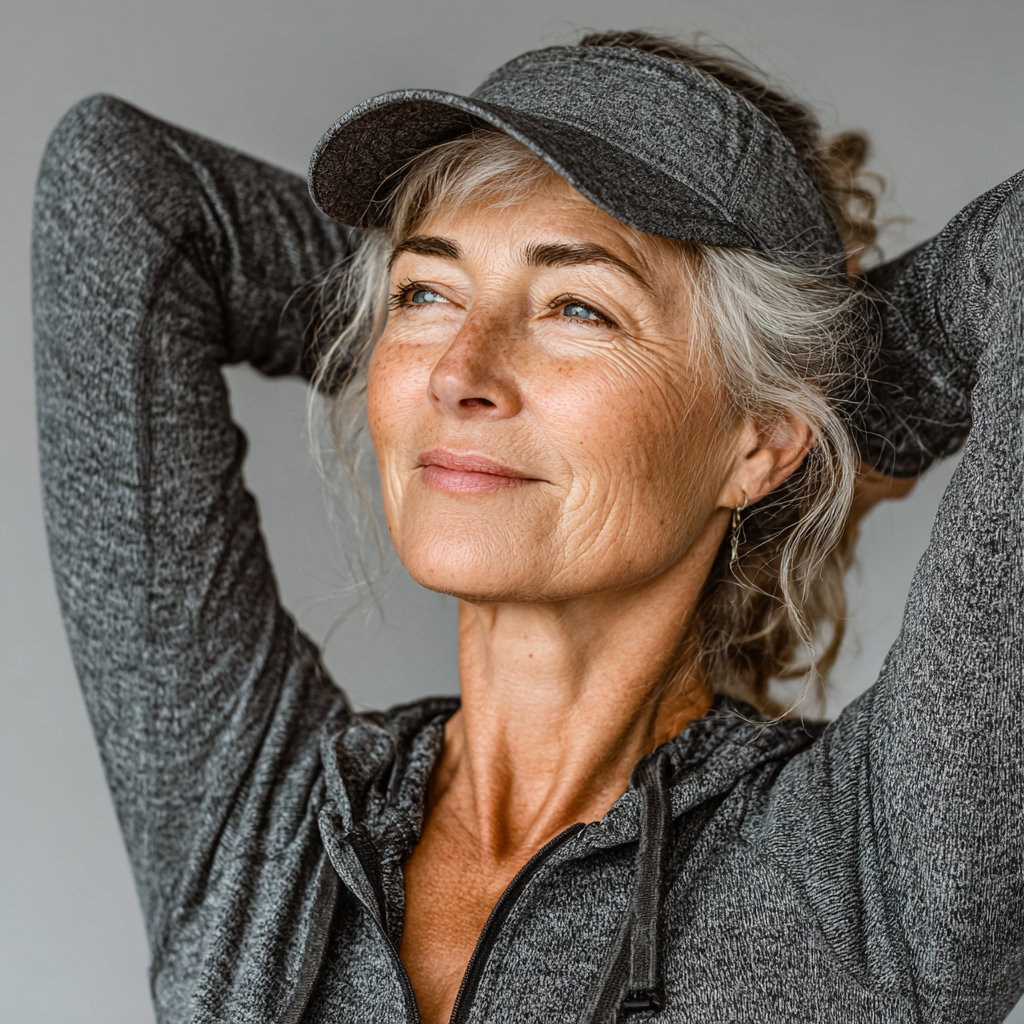 Щасливі люди старшого віку після тренування на свіжому повітрі